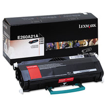 Load image into Gallery viewer, Lexmark™ wholesale. LEXMARK E260a21a Toner, 3,500 Page-yield, Black. HSD Wholesale: Janitorial Supplies, Breakroom Supplies, Office Supplies.