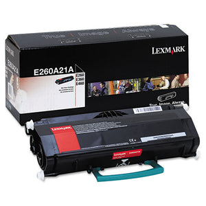 Lexmark™ wholesale. LEXMARK E260a21a Toner, 3,500 Page-yield, Black. HSD Wholesale: Janitorial Supplies, Breakroom Supplies, Office Supplies.