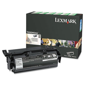 Lexmark™ wholesale. LEXMARK T650h04a Return Program High-yield Toner, 25,000 Page-yield, Black. HSD Wholesale: Janitorial Supplies, Breakroom Supplies, Office Supplies.