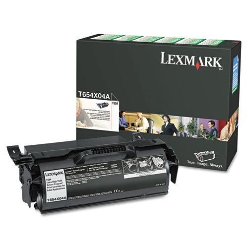 Lexmark™ wholesale. LEXMARK T654x04a Return Program Extra High-yield Toner, 36,000 Page-yield, Black. HSD Wholesale: Janitorial Supplies, Breakroom Supplies, Office Supplies.