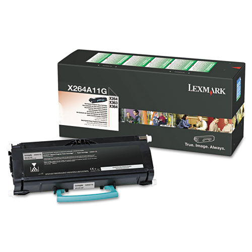 Lexmark™ wholesale. LEXMARK X264a11g Return Program Toner, 3,500 Page-yield, Black. HSD Wholesale: Janitorial Supplies, Breakroom Supplies, Office Supplies.