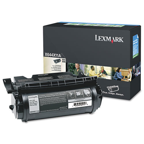 Lexmark™ wholesale. LEXMARK X644x11a Return Program Extra High-yield Toner, 32,000 Page-yield, Black. HSD Wholesale: Janitorial Supplies, Breakroom Supplies, Office Supplies.
