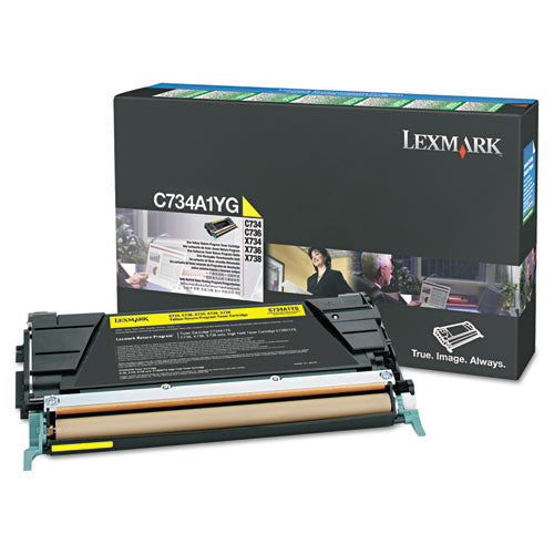 Lexmark™ wholesale. LEXMARK X746a1yg Return Program Toner, 7,000 Page-yield, Yellow. HSD Wholesale: Janitorial Supplies, Breakroom Supplies, Office Supplies.