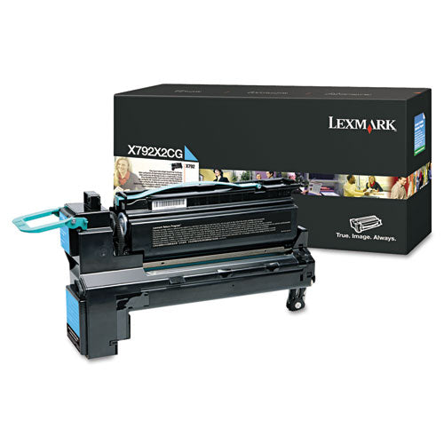 Lexmark™ wholesale. LEXMARK X792x2cg Extra High-yield Toner, 20,000 Page-yield, Cyan. HSD Wholesale: Janitorial Supplies, Breakroom Supplies, Office Supplies.