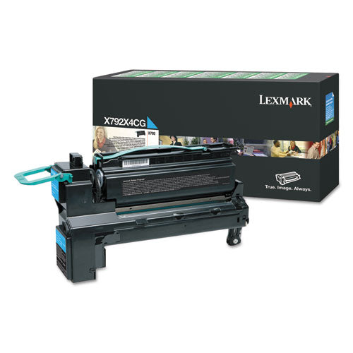 Lexmark™ wholesale. LEXMARK X792x4cg Return Program Extra High-yield Toner, 20,000 Page-yield, Cyan. HSD Wholesale: Janitorial Supplies, Breakroom Supplies, Office Supplies.