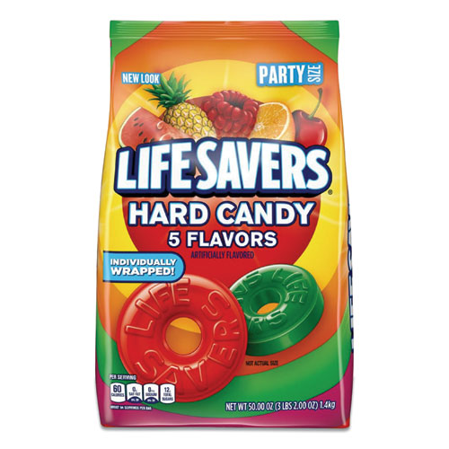 LifeSavers® wholesale. Hard Candy, Original Five Flavors, 50 Oz Bag. HSD Wholesale: Janitorial Supplies, Breakroom Supplies, Office Supplies.