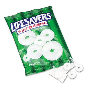 LifeSavers® wholesale. Hard Candy Mints, Wint-o-green, Individually Wrapped, 6.25 Oz Bag. HSD Wholesale: Janitorial Supplies, Breakroom Supplies, Office Supplies.