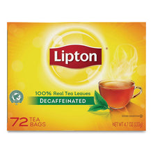 Load image into Gallery viewer, Lipton® wholesale. Tea Bags, Decaffeinated, 72-box. HSD Wholesale: Janitorial Supplies, Breakroom Supplies, Office Supplies.