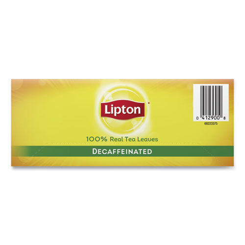 Lipton® wholesale. Tea Bags, Decaffeinated, 72-box. HSD Wholesale: Janitorial Supplies, Breakroom Supplies, Office Supplies.