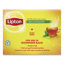 Load image into Gallery viewer, Lipton® wholesale. Tea Bags, Decaffeinated, 72-box. HSD Wholesale: Janitorial Supplies, Breakroom Supplies, Office Supplies.