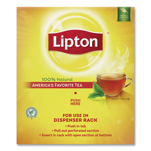 Lipton® wholesale. Tea Bags, Regular, 100-box. HSD Wholesale: Janitorial Supplies, Breakroom Supplies, Office Supplies.