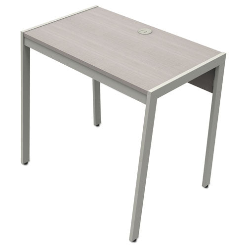 Linea Italia® wholesale. Klin Desk, 33" X 19" X 29.5", Ash. HSD Wholesale: Janitorial Supplies, Breakroom Supplies, Office Supplies.