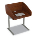 Linea Italia® wholesale. Study Carrell Starter Unit, 2-leg, 31.25 X 23.5 X 45.25, Cherry. HSD Wholesale: Janitorial Supplies, Breakroom Supplies, Office Supplies.