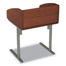 Linea Italia® wholesale. Study Carrell Starter Unit, 2-leg, 31.25 X 23.5 X 45.25, Cherry. HSD Wholesale: Janitorial Supplies, Breakroom Supplies, Office Supplies.