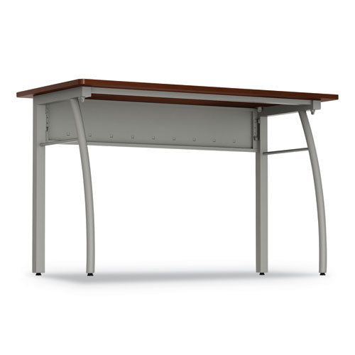 Linea Italia® wholesale. Trento Line Rectangular Desk, 47.25" X 23.63" X 29.5", Cherry. HSD Wholesale: Janitorial Supplies, Breakroom Supplies, Office Supplies.