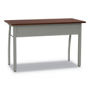 Linea Italia® wholesale. Trento Line Rectangular Desk, 47.25" X 23.63" X 29.5", Cherry. HSD Wholesale: Janitorial Supplies, Breakroom Supplies, Office Supplies.