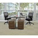 Linea Italia® wholesale. Trento Line Rectangular Desk, 47.25" X 23.63" X 29.5", Mocha-gray. HSD Wholesale: Janitorial Supplies, Breakroom Supplies, Office Supplies.