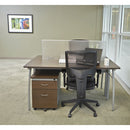 Linea Italia® wholesale. Trento Line Rectangular Desk, 47.25" X 23.63" X 29.5", Mocha-gray. HSD Wholesale: Janitorial Supplies, Breakroom Supplies, Office Supplies.