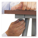 Linea Italia® wholesale. Trento Line Rectangular Desk, 47.25" X 23.63" X 29.5", Mocha-gray. HSD Wholesale: Janitorial Supplies, Breakroom Supplies, Office Supplies.