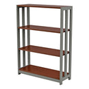 Linea Italia® wholesale. Trento Line Bookcase, 31 1-2w X 11 1-2d X 43 1-4h, Cherry. HSD Wholesale: Janitorial Supplies, Breakroom Supplies, Office Supplies.