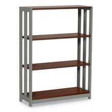 Load image into Gallery viewer, Linea Italia® wholesale. Trento Line Bookcase, 31 1-2w X 11 1-2d X 43 1-4h, Cherry. HSD Wholesale: Janitorial Supplies, Breakroom Supplies, Office Supplies.