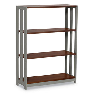 Linea Italia® wholesale. Trento Line Bookcase, 31 1-2w X 11 1-2d X 43 1-4h, Cherry. HSD Wholesale: Janitorial Supplies, Breakroom Supplies, Office Supplies.