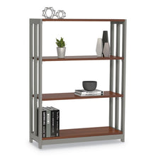 Load image into Gallery viewer, Linea Italia® wholesale. Trento Line Bookcase, 31 1-2w X 11 1-2d X 43 1-4h, Cherry. HSD Wholesale: Janitorial Supplies, Breakroom Supplies, Office Supplies.