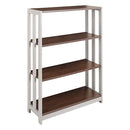 Linea Italia® wholesale. Trento Line Bookcase, Three-shelf, 31 1-2w X 11 5-8d X 43 1-4h, Mocha. HSD Wholesale: Janitorial Supplies, Breakroom Supplies, Office Supplies.