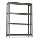 Linea Italia® wholesale. Trento Line Bookcase, Three-shelf, 31 1-2w X 11 5-8d X 43 1-4h, Mocha. HSD Wholesale: Janitorial Supplies, Breakroom Supplies, Office Supplies.