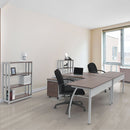 Linea Italia® wholesale. Trento Line Bookcase, Three-shelf, 31 1-2w X 11 5-8d X 43 1-4h, Mocha. HSD Wholesale: Janitorial Supplies, Breakroom Supplies, Office Supplies.