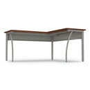 Linea Italia® wholesale. Trento Line L-shaped Desk, 59.13" X 59.13" X 29.5", Cherry. HSD Wholesale: Janitorial Supplies, Breakroom Supplies, Office Supplies.