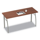Linea Italia® wholesale. Trento Line Rectangular Desk, 59.13" X 23.63" X 29.5", Cherry. HSD Wholesale: Janitorial Supplies, Breakroom Supplies, Office Supplies.