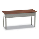 Linea Italia® wholesale. Trento Line Rectangular Desk, 59.13" X 23.63" X 29.5", Cherry. HSD Wholesale: Janitorial Supplies, Breakroom Supplies, Office Supplies.
