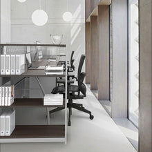 Load image into Gallery viewer, Linea Italia® wholesale. Trento Line Rectangular Desk, 59.13&quot; X 23.63&quot; X 29.5&quot;, Mocha. HSD Wholesale: Janitorial Supplies, Breakroom Supplies, Office Supplies.