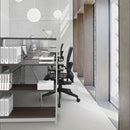 Linea Italia® wholesale. Trento Line Rectangular Desk, 59.13" X 23.63" X 29.5", Mocha. HSD Wholesale: Janitorial Supplies, Breakroom Supplies, Office Supplies.