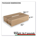 Linea Italia® wholesale. Trento Line Rectangular Desk, 59.13" X 23.63" X 29.5", Mocha. HSD Wholesale: Janitorial Supplies, Breakroom Supplies, Office Supplies.