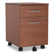 Load image into Gallery viewer, Linea Italia® wholesale. Trento Line Mobile Pedestal File, 16.5w X 19.75d X 23.63h, Cherry. HSD Wholesale: Janitorial Supplies, Breakroom Supplies, Office Supplies.