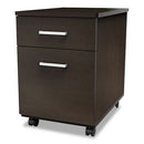 Linea Italia® wholesale. Trento Line Mobile Pedestal File, 16.5w X 19.75d X 23.63h, Box-file Drawer, Mocha. HSD Wholesale: Janitorial Supplies, Breakroom Supplies, Office Supplies.