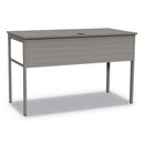 Linea Italia® wholesale. Urban Series Desk Workstation, 47.25" X 23.75" X 29.5", Ash. HSD Wholesale: Janitorial Supplies, Breakroom Supplies, Office Supplies.