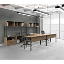 Linea Italia® wholesale. Urban Series Desk Workstation, 47.25" X 23.75" X 29.5", Ash. HSD Wholesale: Janitorial Supplies, Breakroom Supplies, Office Supplies.