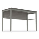Linea Italia® wholesale. Urban Series Desk Workstation, 47.25" X 23.75" X 29.5", Ash. HSD Wholesale: Janitorial Supplies, Breakroom Supplies, Office Supplies.