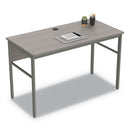 Linea Italia® wholesale. Urban Series Desk Workstation, 47.25" X 23.75" X 29.5", Ash. HSD Wholesale: Janitorial Supplies, Breakroom Supplies, Office Supplies.