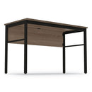 Linea Italia® wholesale. Urban Series Desk Workstation, 47.25" X 23.75" X 29.5", Natural Walnut. HSD Wholesale: Janitorial Supplies, Breakroom Supplies, Office Supplies.