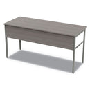 Linea Italia® wholesale. Urban Series Desk Workstation, 59" X 23.75" X 29.5", Ash. HSD Wholesale: Janitorial Supplies, Breakroom Supplies, Office Supplies.