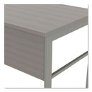 Linea Italia® wholesale. Urban Series Desk Workstation, 59" X 23.75" X 29.5", Ash. HSD Wholesale: Janitorial Supplies, Breakroom Supplies, Office Supplies.