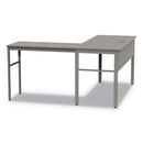Linea Italia® wholesale. Urban Series L- Shaped Desk, 59" X 59" X 29.5", Ash. HSD Wholesale: Janitorial Supplies, Breakroom Supplies, Office Supplies.