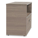 Linea Italia® wholesale. Urban 36" Credenza, Bottom Pedestal, 35.25w X 15.25d X 23.75h, Natural Walnut. HSD Wholesale: Janitorial Supplies, Breakroom Supplies, Office Supplies.