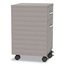 Linea Italia® wholesale. Urban Mobile File Pedestal, 16w X 15.25d X 23.75h, Ash. HSD Wholesale: Janitorial Supplies, Breakroom Supplies, Office Supplies.