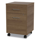 Linea Italia® wholesale. Urban Mobile File Pedestal, 16w X 15.25d X 23.75h, Natural Walnut. HSD Wholesale: Janitorial Supplies, Breakroom Supplies, Office Supplies.