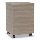 Linea Italia® wholesale. Urban Mobile File Pedestal, 16w X 15.25d X 23.75h, Natural Walnut. HSD Wholesale: Janitorial Supplies, Breakroom Supplies, Office Supplies.